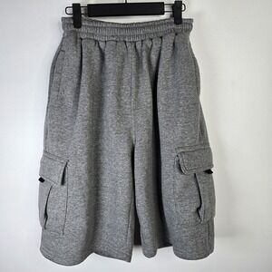 Renegade Cargo Shorts Mens Medium Gray Outer Wear Sportwear Pockets‎ Polyester